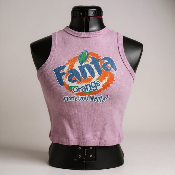 Fanta Orange Tie-Dye Women's Tank Top - Picture 1 of 6
